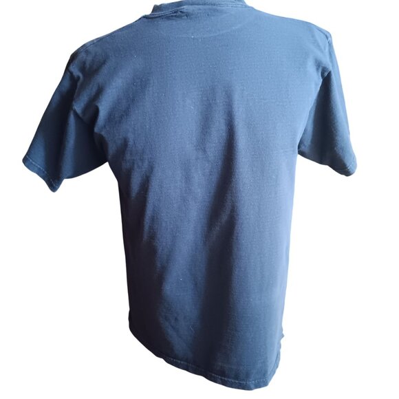 Large Vtg T-shirt Arizona State Sun Devils Vintage Tultex Cotton Blue 1990's Mex - Picture 4 of 5